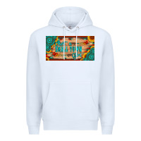 White just a small town girl wlth gemstone arrow and sunflowers licanse plat Premium Hoodie - Artiststas