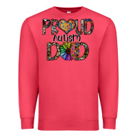 Cardinal proud autism dad Premium Sweatshirt - SublimationCraftShop