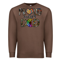 Chestnut proud autism dad Premium Sweatshirt - SublimationCraftShop