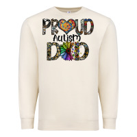 Sandshell proud autism dad Premium Sweatshirt - SublimationCraftShop