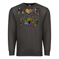 Smoke proud autism dad Premium Sweatshirt - SublimationCraftShop
