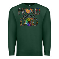 Sports Green proud autism dad Premium Sweatshirt - SublimationCraftShop