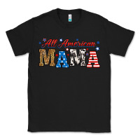 Black all american mama Classic Tee - RanaPortraitStore