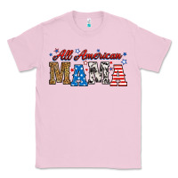 Bubblegum Pink all american mama Classic Tee - RanaPortraitStore