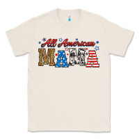 Natural all american mama Classic Tee - RanaPortraitStore