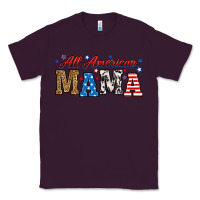 Plum all american mama Classic Tee - RanaPortraitStore