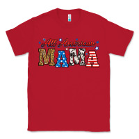 Red all american mama Classic Tee - RanaPortraitStore