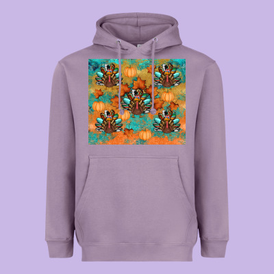 Thanksgiving Turkey Fall Heavyweight Hoodie Designed By Ranaportraitstore
