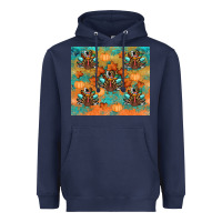 Navy thanksgiving turkey fall Heavyweight Hoodie - RanaPortraitStore