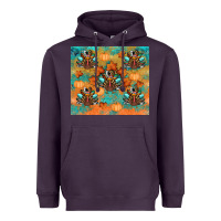 Plum thanksgiving turkey fall Heavyweight Hoodie - RanaPortraitStore