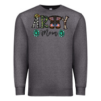 Charcoal Heather army mom Premium Sweatshirt - SublimationCraftShop