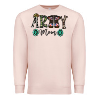 Pale Pink army mom Premium Sweatshirt - SublimationCraftShop