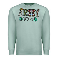 Seafoam army mom Premium Sweatshirt - SublimationCraftShop