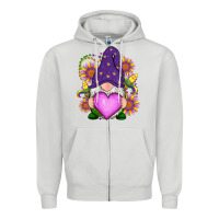 Mardi Gras Gnome Zipper Hoodie | Teevron