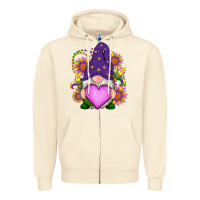 Sandshell Mardi Gras gnome Zipper Hoodie - RanaPortraitStore
