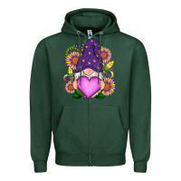 Sports Green Mardi Gras gnome Zipper Hoodie - RanaPortraitStore