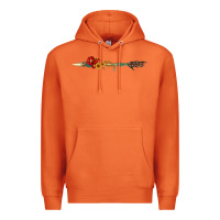 Carrot flowers and arrow with gemstone Premium Hoodie - Artiststas