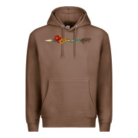 Chestnut flowers and arrow with gemstone Premium Hoodie - Artiststas