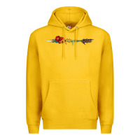 Lemon flowers and arrow with gemstone Premium Hoodie - Artiststas