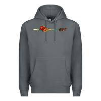Rock flowers and arrow with gemstone Premium Hoodie - Artiststas