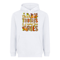 White thick thighs and pumpkin pies Heavyweight Hoodie - Zillion Design Studio