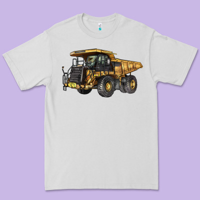 Mining Truck Premium Tee Designed By Lillyallendesigns