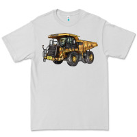 Dove Grey Mining Truck Premium Tee - LillyAllenDesigns