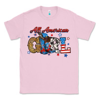 Bubblegum Pink all american girl Classic Tee - RanaPortraitStore