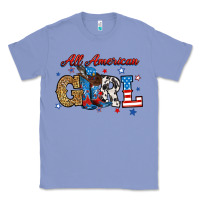Colony Blue all american girl Classic Tee - RanaPortraitStore