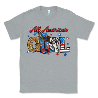 Heather Grey all american girl Classic Tee - RanaPortraitStore