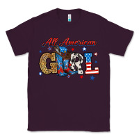 Plum all american girl Classic Tee - RanaPortraitStore