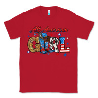 Red all american girl Classic Tee - RanaPortraitStore