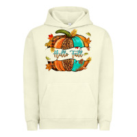 Pigment Pistachio pumpkin hello fall Urban Hoodie - NancyCooperArtShop