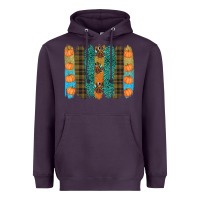 Plum thanksgiving brushstrokes Heavyweight Hoodie - RanaPortraitStore