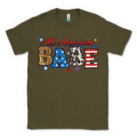 Army Green all american babe Classic Tee - RanaPortraitStore