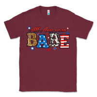 Burgundy all american babe Classic Tee - RanaPortraitStore