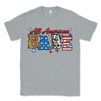 Heather Grey all american babe Classic Tee - RanaPortraitStore
