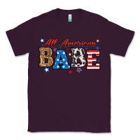 Plum all american babe Classic Tee - RanaPortraitStore