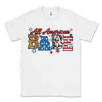 White all american babe Classic Tee - RanaPortraitStore