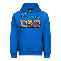 Cobalt Western Farmer Dad Urban Hoodie - LillyAllenDesigns
