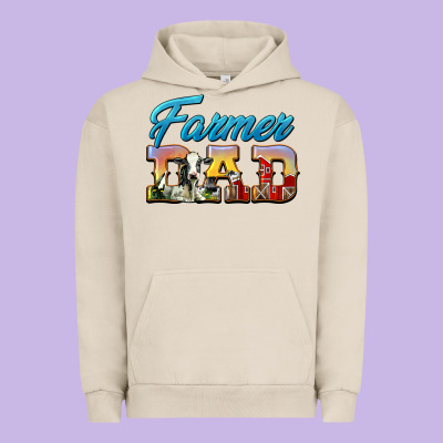 Western Farmer Dad Urban Hoodie Designed By Lillyallendesigns