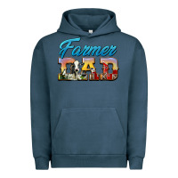 Pigment Midnight Navy Western Farmer Dad Urban Hoodie - LillyAllenDesigns