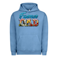 Pigment Pebble Blue Western Farmer Dad Urban Hoodie - LillyAllenDesigns