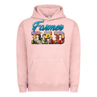 Pigment Salmon Western Farmer Dad Urban Hoodie - LillyAllenDesigns