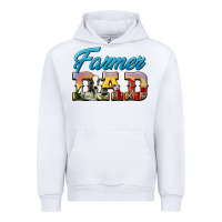 White Western Farmer Dad Urban Hoodie - LillyAllenDesigns