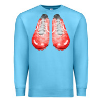 Ocean Blue red cleats fa element 2 Premium Sweatshirt - FaDigitalArtStudio