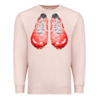 Pale Pink red cleats fa element 2 Premium Sweatshirt - FaDigitalArtStudio