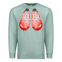 Seafoam red cleats fa element 2 Premium Sweatshirt - FaDigitalArtStudio