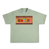 Oil Green teacher pen apple license plate template Urban Heavy Tee - Artiststas