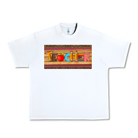 White teacher pen apple license plate template Urban Heavy Tee - Artiststas